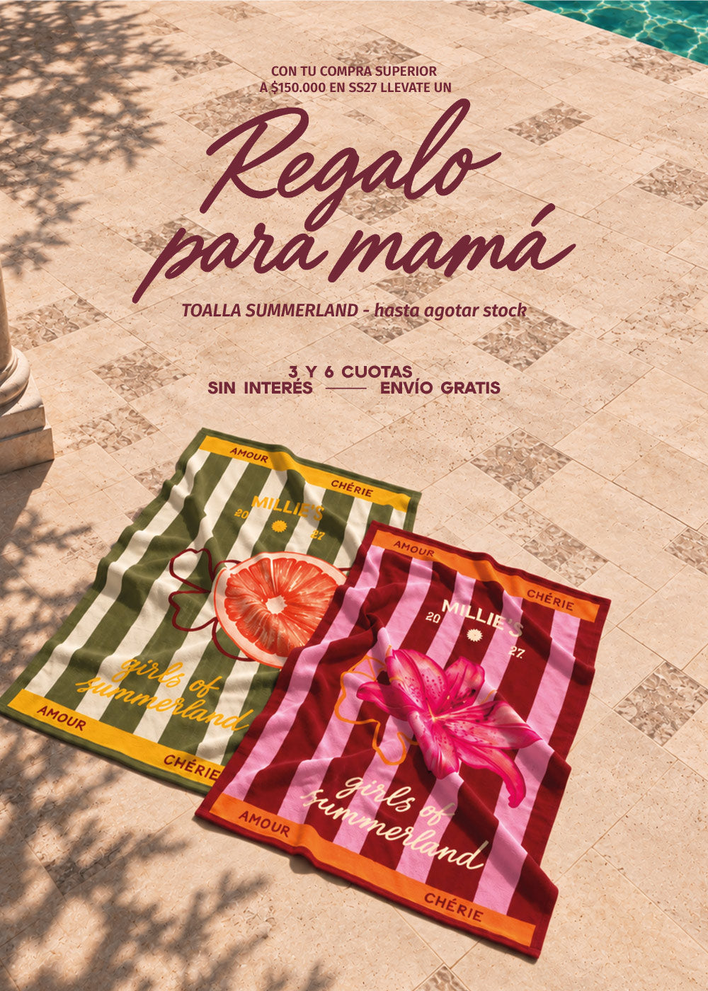 Regalo para mamá: Toalla Summerland hasta agotar stock